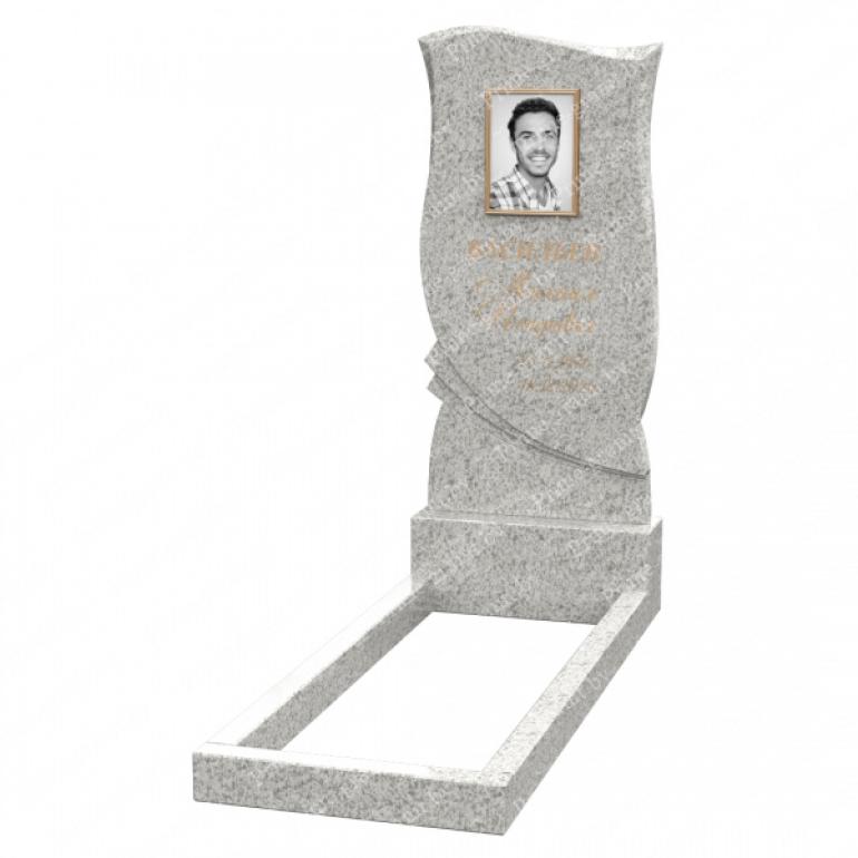 Памятник из серого гранита ПИСГ-30