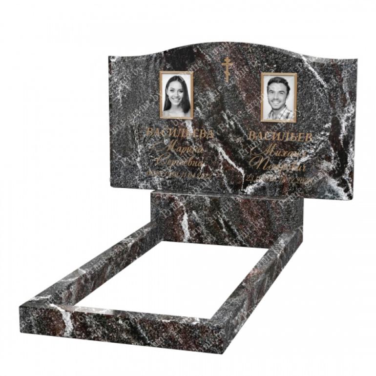 Памятник из серого гранита ПИСГ-4