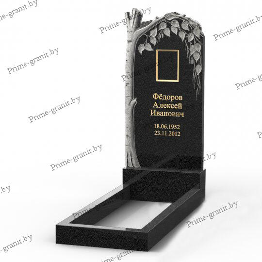 Памятник из черного гранита ПИЧГ-28