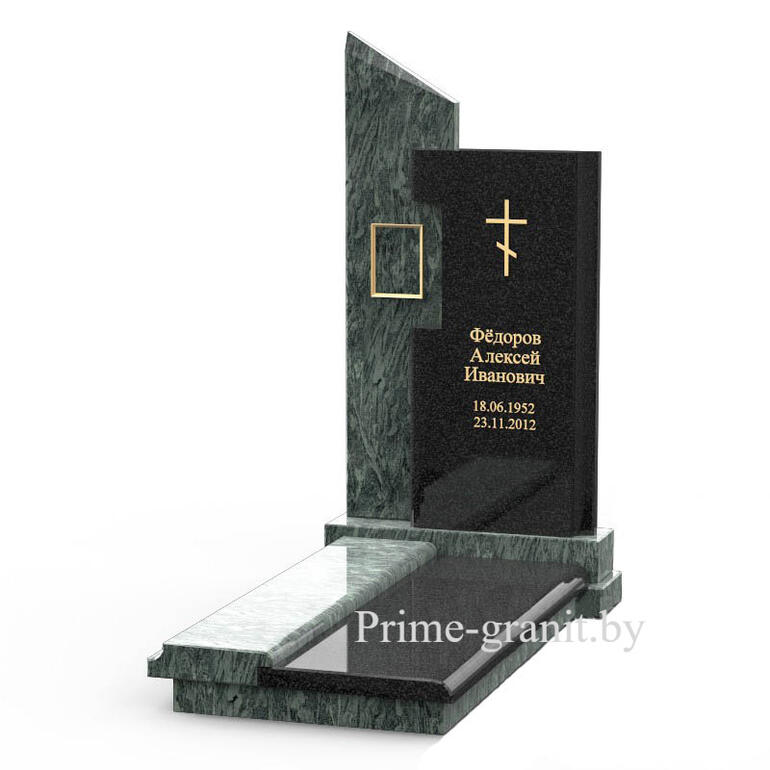 Памятник из зеленого гранита ПИЗГ-20