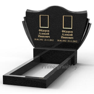 Двойной памятник из гранита ДП-11