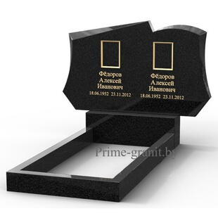 Двойной памятник из гранита ДП-14