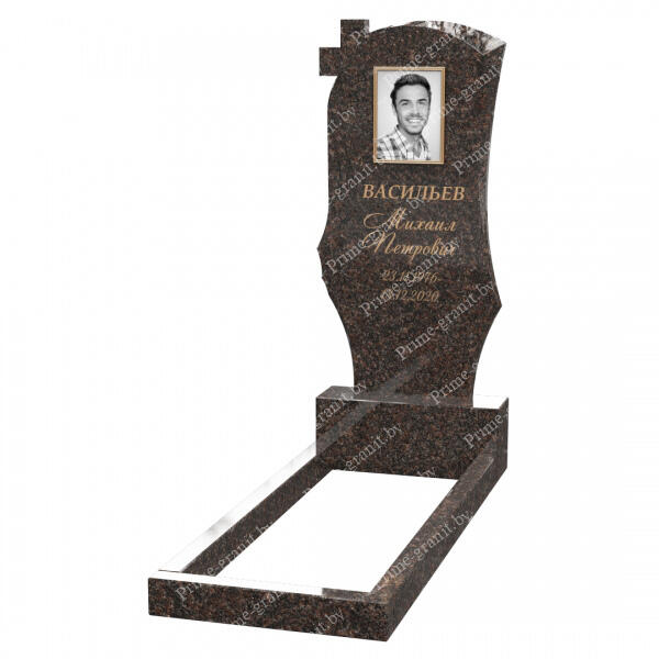 Памятник из коричневого гранита ПКГ-18
