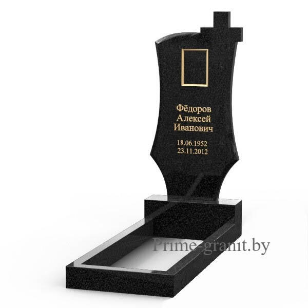 Одиночный памятник из гранита ОП-48